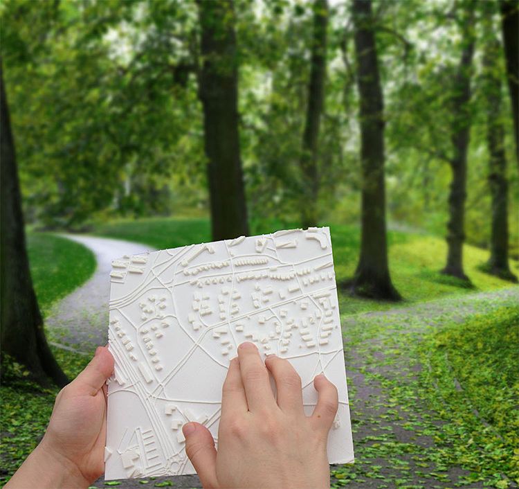 Touch Mapper creates 3D-printed, tactile maps.