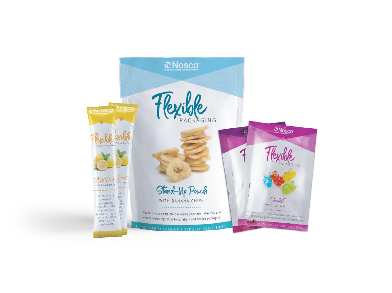 Flexible Packaging Applications Printed on HP by Nosco